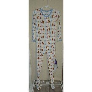 Kickee Pants Animal Parade footed sleeper 5T NWT